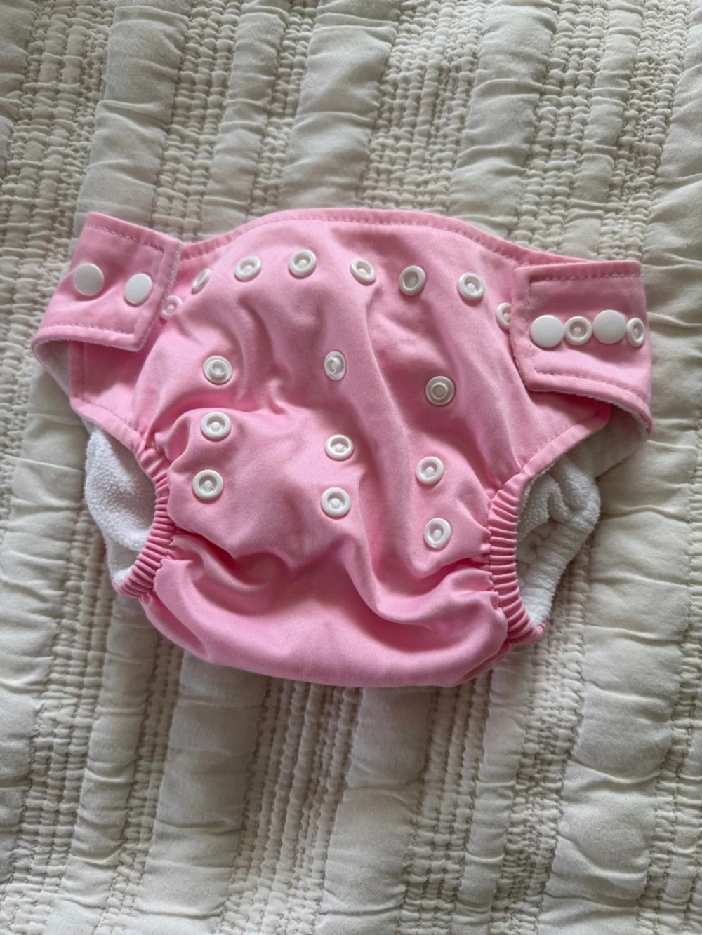 Baby Land Reusable Pink Adjustable Baby Cloth Diaper Cover